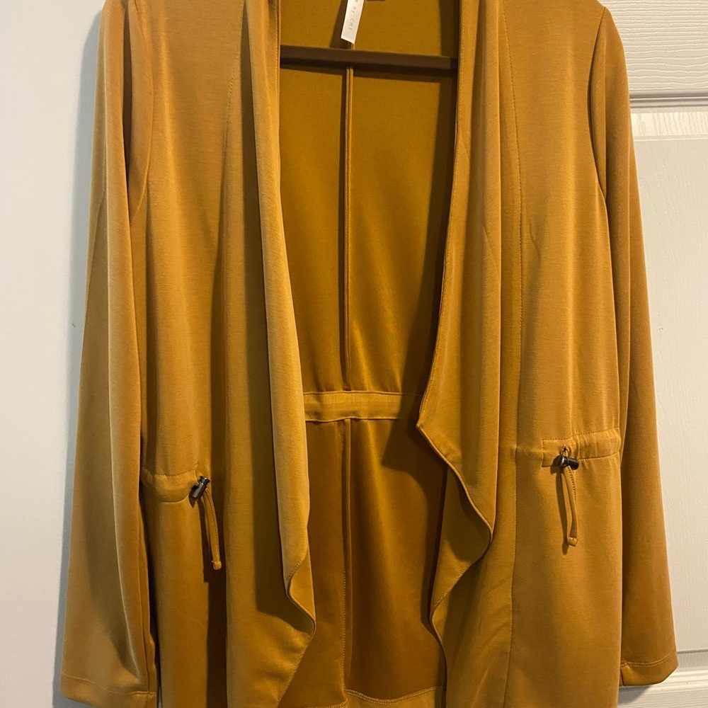 Women's Mustard Cardigan